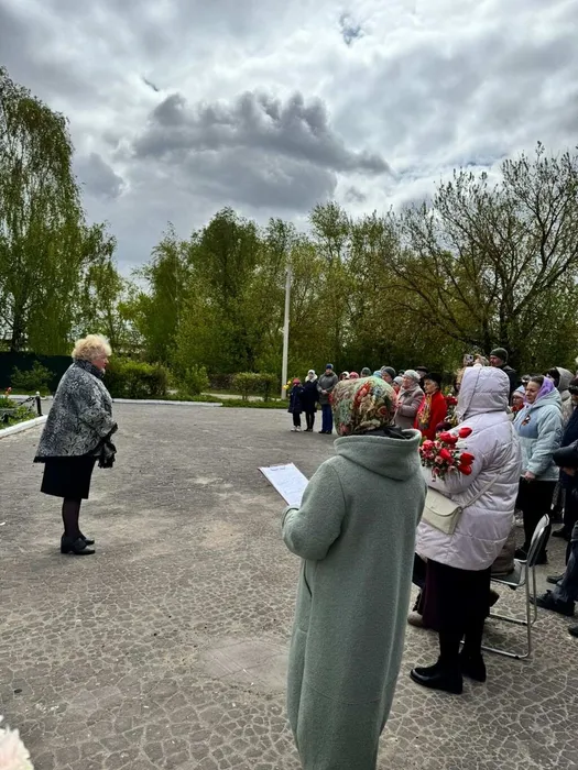 поздравление  председателя Совета ветеранов Захаровой В.В. (с. Борисовское)